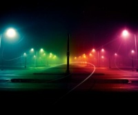 Colorful Streetlights