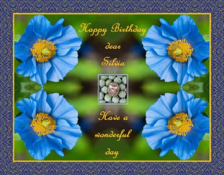 Happy Birthday dear Silvia (Silvestra) 99 pieces