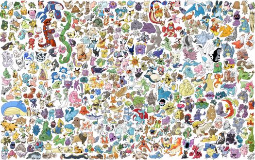 Solve Lots of Pokemon jigsaw puzzle online with 442 pieces