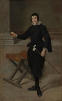 Diego Velázquez—Portrait of the Jester Calabazas, 1631-32