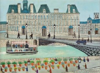 Louis Vivin (French, 1861–1936), Quai aux fleurs