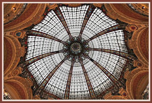 Galleries lafayette dome, Paris