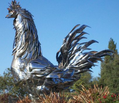 chrome Rooster
