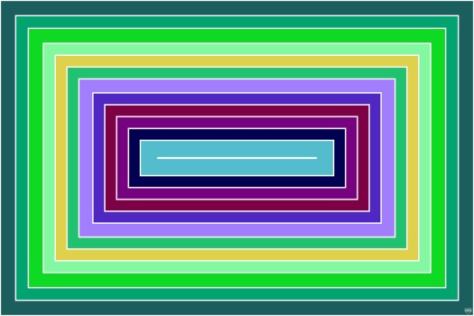 Solve Concentric Rectangles!! ~ M jigsaw puzzle online with 96 pieces