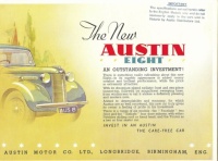 Austin brochure 1939 page 3
