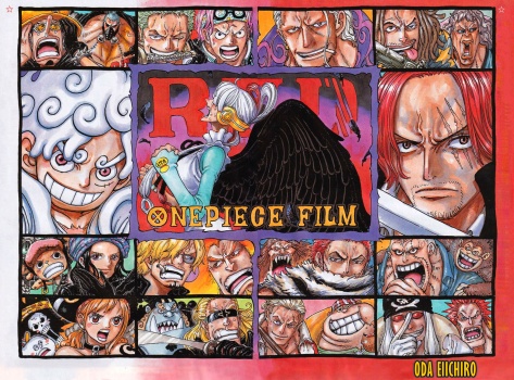 Solve One Piece Film Red Jigsaw Puzzle Online With 5 Pieces
