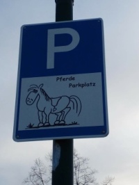 Parking for horses