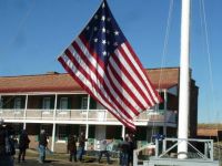 switching the flag at Ft. McHenry