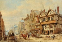 Lower Bridge Street, and The Falcon Cocoa House, Chester