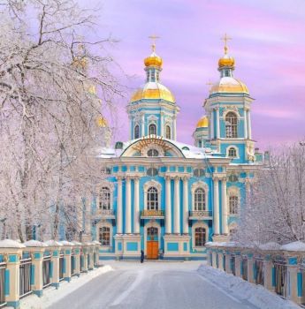 St.Nichlas Naval Cathedral, Saint Petersburg, Russia