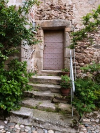 Old door in France