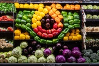 veggie display