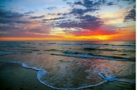 Morning Beach Colors