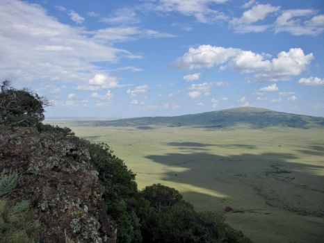 Cloud Shadows Scurry Across The Landscape--Capulin Crater National Monument