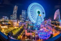 Amusement Park in Yokohama, Japan