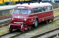 Now here is an interesting railbus that I would love to own.  It's the only one in existence!