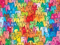 CUTE COLORFUL CATS