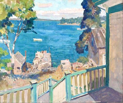 Untitled (view of Port Clyde harbor), c.1931, N. C. Wyeth (1882-1945)