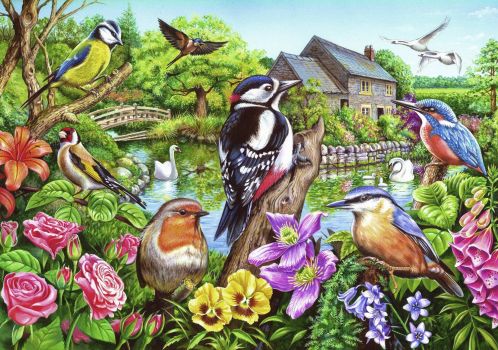 Birds of the Cottage Garden