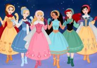 Winter Disney Princesses