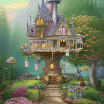 Solve Tree Castle jigsaw puzzle online with 169 pieces