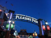 Texas Vacation Pleasure Pier in Galveston Island