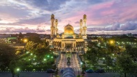 Mosque Jame' Asr Hassanil Bokliah at Brunei Darussalam.