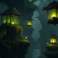 Hanging Garden of Lanterns