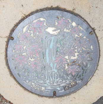 Manhole Cover in Minoh, Japan