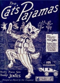 The Cat's Pajamas, Sheet Music, 1922