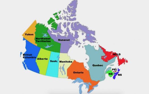 Origin of the names of Canada and its provinces and territories