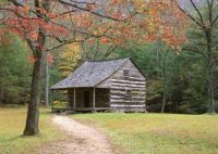 Historic Log Cabin in the Smoky Mountains