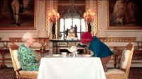 The Queen and Paddington Having Tea,,