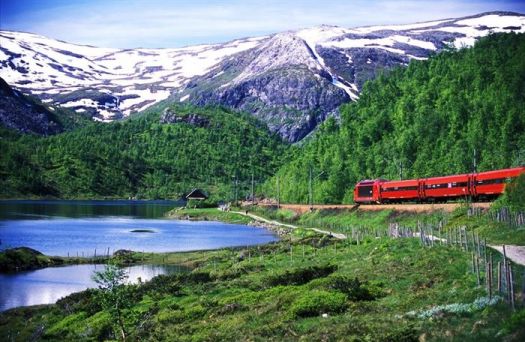 'The Bergen Railway, Norway'..