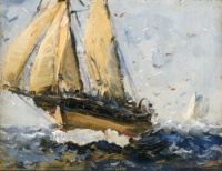 Anthony Thieme (Dutch-American,1888–1954), Full Sails