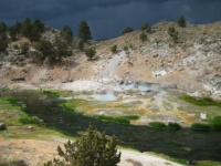 Hot Creek Gorge, California