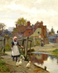 Blandford Fletcher (British, 1858–1936), The Truants