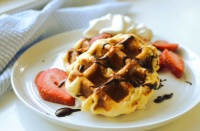 Desserts Around The World - Belgium - Liege Waffles