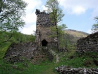 Zřícenina hradu Rýzmburk u Oseka, okr. Teplice