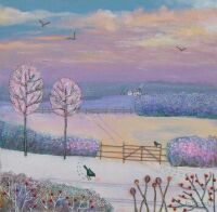 Seasonal Folk Art - Jo Grundy - Winter Morning