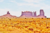 View From Hwy. 163 Through Monument Valley