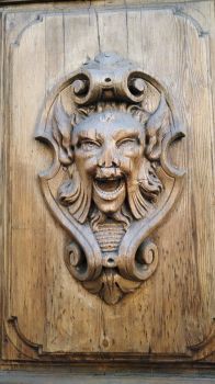 Detail on a door- Italy