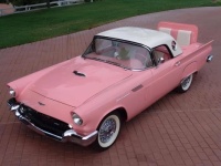 1957 Ford Thunderbird Pink with Birds Nest Rumble Seat