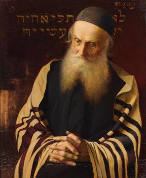 Alois Heinrich Priechenfried (Austrian, 1867–1953), Seated Rabbi