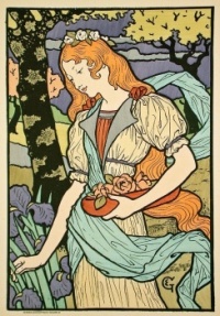 Eugène Grasset: poster for Grafton Galleries, 1893