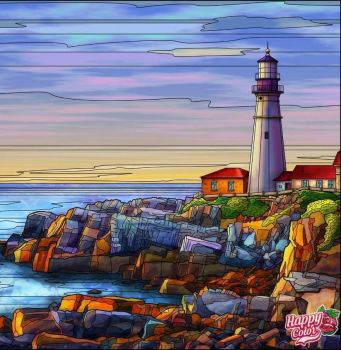 Solve Lighthouse, Part IV Jigsaw Puzzle Online With 196 Pieces