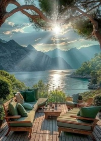 Mountain Lake Sunrise