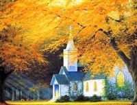 Autumn Morning at the Church....