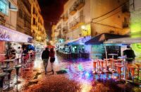 A Rainy and Romantic Night in Ibiza