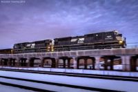Norfolk Southern SD80MAC's in Columbus, OH